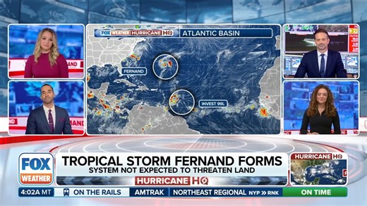 🌀 HURRICANE HQ: Tropical Storm Fernand formed in the Atlantic on Saturday, and forecasters say it could continue to strengthen. But that’s not the only system forecasters are keeping their eyes on… More: https://www.foxweather.com/weather-news/tracking-tropical-storm-fernand-invest-99l | FOX Weather
