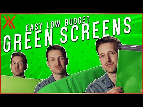 Low-budget GREEN SCREEN at home | What gives the best results?