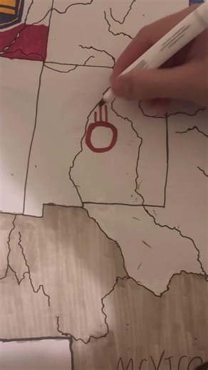 Drawing New Mexico, Day 12 (USA) #shorts #newmexico #flags #maps