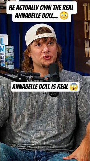 Do you believe Annabelle is actually haunted?" 👀 #theovon #annabelle #haunted #viral #youtubeshorts