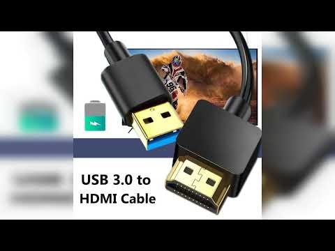 Review: USB to HDMI Cable, USB-A to HDMI Adapter for Monitor, Type-A Male to HDMI Male Adapter...