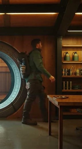 A luxury bunker hidden inside a giant tree 🌳Then a massive python appeared outside the glass