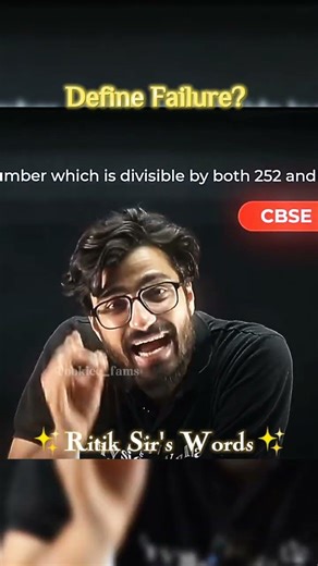 Ritik Sir's Words on Failure 🥺💯 Foundation | class 10 | Udaan | #pw #study | failure | success