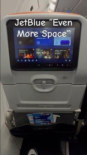 JetBlue A321 neo Seat 18F “Even More Space” seats . Best Seat #jetblue #a321 #a321neo #jfkairport