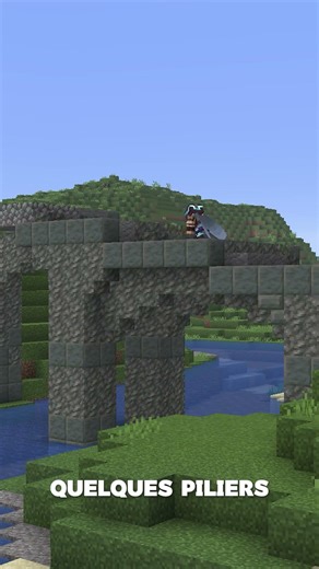 How to build a bridge in Minecraft?