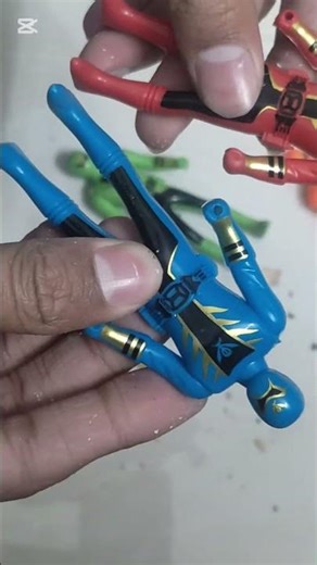 Mini power rangers toy box unboxing😅