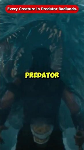 Every Creature in the Predator Badlands Final Trailer #Shorts #Viral
