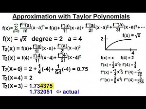 Calculus 2: Infinite Sequences and Series (82 of 86) Approximation with Taylor Polynomial