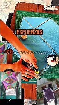 como hacer una cometa #chichigua simple y rapido #papagaioscoloridos #cometas #republicadominicana