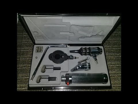 Otoscopio Riester, luz no enciende, reparación y ensamblaje