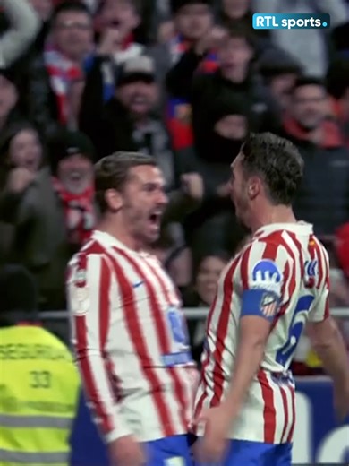 Deux superbes combinaisons et c'est 3-0 pour l'Atlético face au Barça ! Une véritable démonstration. 🔥 #RTLsports #atletico #barcelona #barca #copadelrey