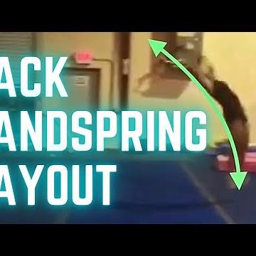 Round off back handspring layout