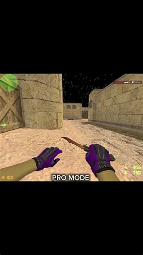CS 1.6 NOOB MODE VS PRO MODE#shorts