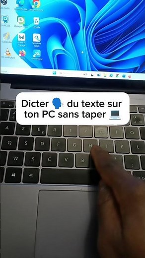 Dicter du texte sur ton PC Windows sans taper pour gagner du temps #tech #pc #fyp