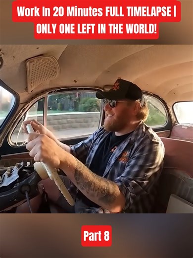48 YEARS LOST IN A BARN | 6 Months Work In 20 Minutes FULL TIMELAPSE | ONLY ONE LEFT IN THE WORLD! | Part 8 #BarnFind #Restoration #TimelapseBuild #RareCar #ClassicCar