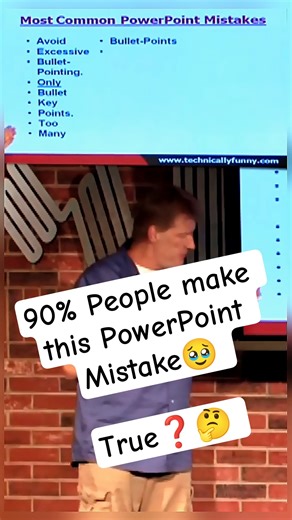 90% People make this PowerPoint Mistake🥹 True❓🤔 | Don McMillan #standupcomedy #powerpoint #viral