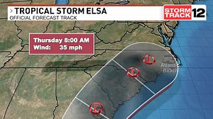 4K views | Here's the latest forecasted track for Elsa. Stay updated...