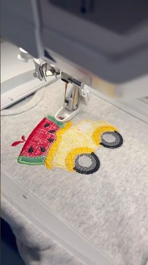Want to learn how to make your own decorative shirt using machine appliqué? Check out my full video!
