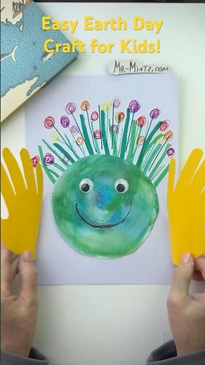You’ve NEVER Seen a Balloon Earth Like This! 🌎💚 | Easy Earth Day Craft for Kids!