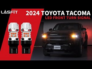 2024 Toyota Tacoma LED Front Turn Signal Light Install & Review | Lasfit LED Bulb