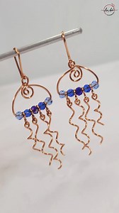 29K views · 984 reactions | DIY cute jellyfish for beginners | simple earrings with beads and wire #shortsvideo #lananhhandmade #handmade #jewelry | Lan Anh Handmade | Facebook