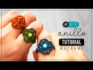 DIY Noi Ring » 🔱 tutorial | how to make a woven yarn ring | DIY ● Macrame ring #233
