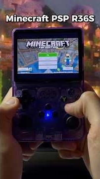 Probando Minecraft PSP en la R36S 🔥