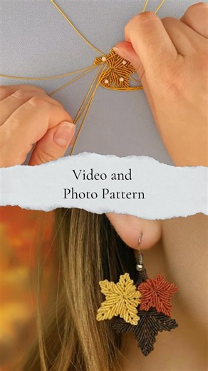 🍁 Autumn is a rich lady… https://www.youtube.com/playlist?list=PLNx5yARQJPb3k3KjSYdou4yLwqzxJ07hF Dressed in gold, wrapped in color, and full of handmade charm. ✨ This season, let’s celebrate her beauty with a DIY macramé maple leaf — perfect for fall décor, gifts, or jewelry. 🧵💛 🎥 Free video tutorial: Watch it now on YouTube 📄 Printable PDF version: Available on Etsy Bring a touch of autumn elegance into your craft table 🍂 | EwiMacrame