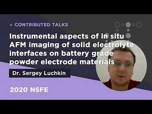 Instrumental aspects of in situ AFM imaging of solid electrolyte interfaces on (...)| 2020NSFE