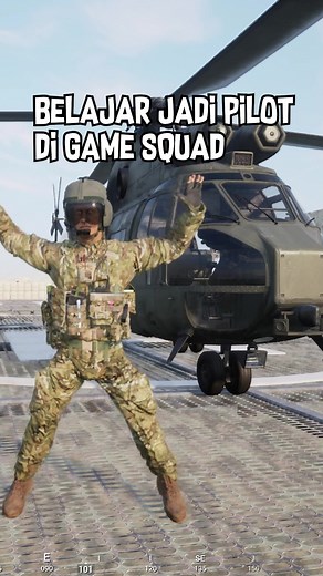 Belajar Jadi Pilot Heli di Game Squad