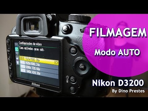 How to film with Nikon D3200, D3300, D3400.