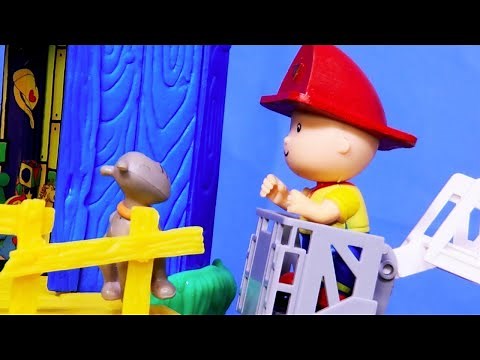 Fireman Caillou | Caillou Cartoon