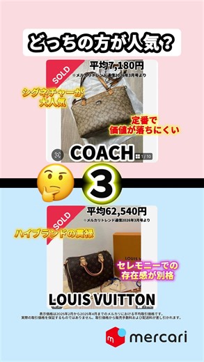 究極の選択…！メルカリで今、リアルに売れてるバッグはどっち？👜✨ #shorts