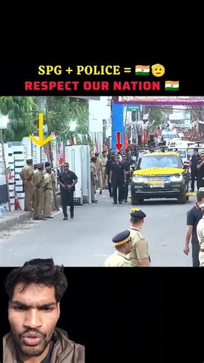 RESPECT OUR NATION 🇮🇳 SPG COMMANDO & POLICE 🦁 OFFICER A PROTECT OUR PMAJAI HIND JAI BHARAT 🔥 #viral
