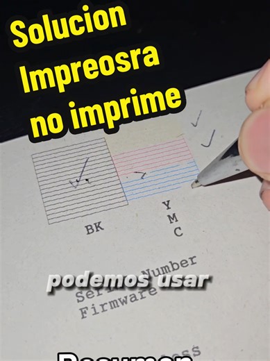 Impresora Epson no imprime un color o varios colores solucion resumen #Android #app #windows #gamers #computadores