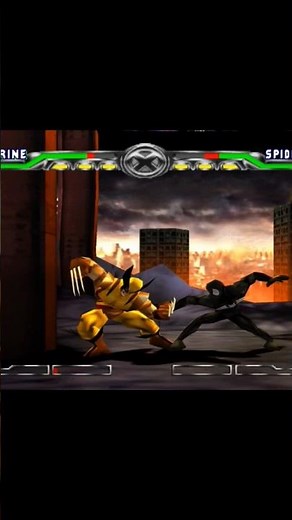 X-Men Mutant Academy 2 (PlayStation) - Wolverine Vs. Spider-Man #xmen #marvel #playstation #gaming