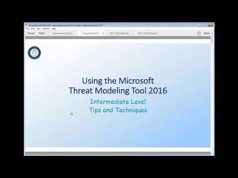Creating a Threat Model using TMT 2016