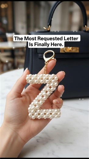 Designer Bag Charm DIY 3D letter 'Z'