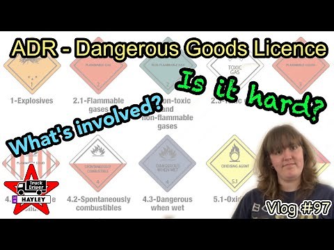 Vlog #97 - Getting my ADR Dangerous Goods Licence (Is it hard?)