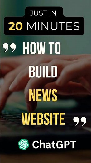 Website JUST in 20 Minutes | AI-Powered Web Development | Bootstrap News Template | JUST Prompt! 🤖