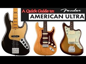 Understanding the NEW 2019 Fender Ultra Lineup | American Elite VS American Ultra