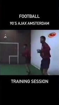 👇🏼👇🏼👇🏼 Archive football - Entraînement à l’Ajax Amsterdam dans les années 90