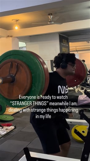 Simant on Instagram: "For real🥲 . . . #fitness #strangerthings #squat #trending #viral"