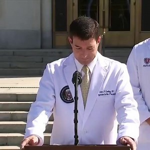 38K views · 318 reactions | Dr. Sean Conley, physician to the president, on timeline of Pres. Trump's COVID-19 diagnosis and treatment: "Over the course of his illness, the president has experienced two episodes of transient drops in his oxygen saturation." Trump could be released from hospital tomorrow. LIVE UPDATES ---> 2wsb.tv/3jorr4f | WSB-TV | Facebook