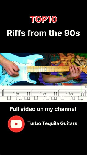 Top 10 Rock/Metal Riffs from 90 | RHCP