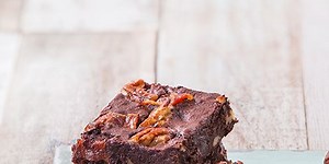 Maple, bacon and pecan brownies