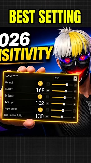 Best SENSITIVITY 🤯 100% HEADSHOT + ZERO RECOIL 🔥
