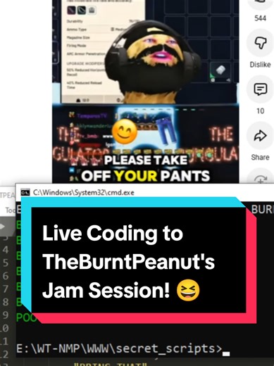 Live Coding with TheBurntPeanut's Jam Session