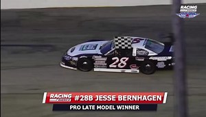 16K views · 371 reactions | What a finish at Slinger Super Speedway! Jesse Bernhagen beats out Ryan Gutknecht in a photo finish to pick up his fourth straight win in the Pro Late Model division!   RacingAmerica.tv | Racing America | Facebook