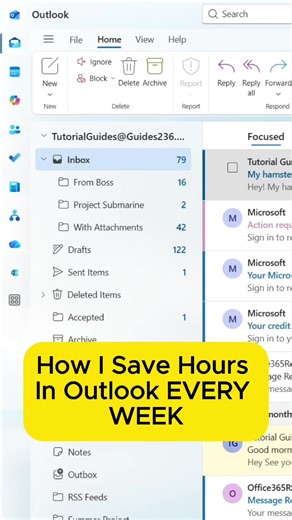 Would you use this outlook trick? #viral #fyp #Outlook #microsoft